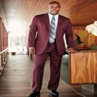 Extra Long Check Tie image number null