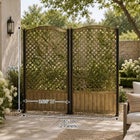 Trellis Fence, Set Of 2 image number 3