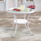 Roma All-Weather Resin Wicker Bistro Table image number null