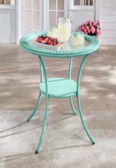 Roma All-Weather Resin Wicker Bistro Table