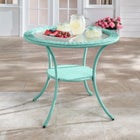 Roma All-Weather Resin Wicker Bistro Table image number 0