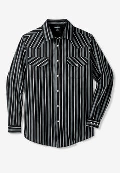 king size mens dress shirts KingSize Men's Big & Tall Wrinkle-Free Dress Shirt