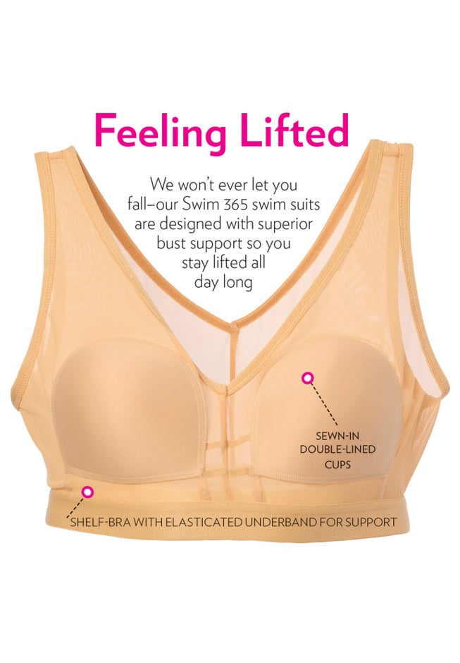 Sarong V-Neck Tummy Control One-Piece Swimsuit image number 7