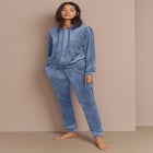 Stretch Velour Jogger Pull-on Pants image number null