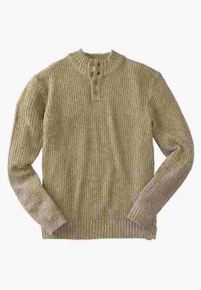 Henley Shaker Sweater image number 0
