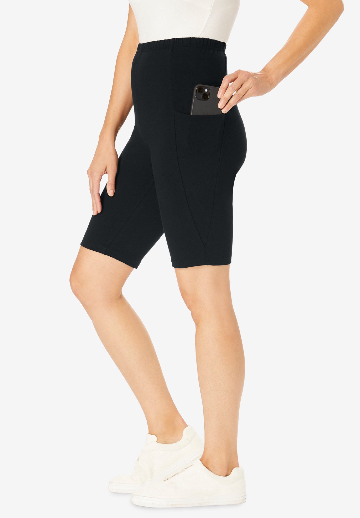 Stretch Cotton Pocket Bike Short image number 4
