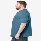 Shrink-Less Lightweight Henley T-Shirt image number null