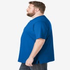 Shrink-Less Lightweight Henley T-Shirt image number null