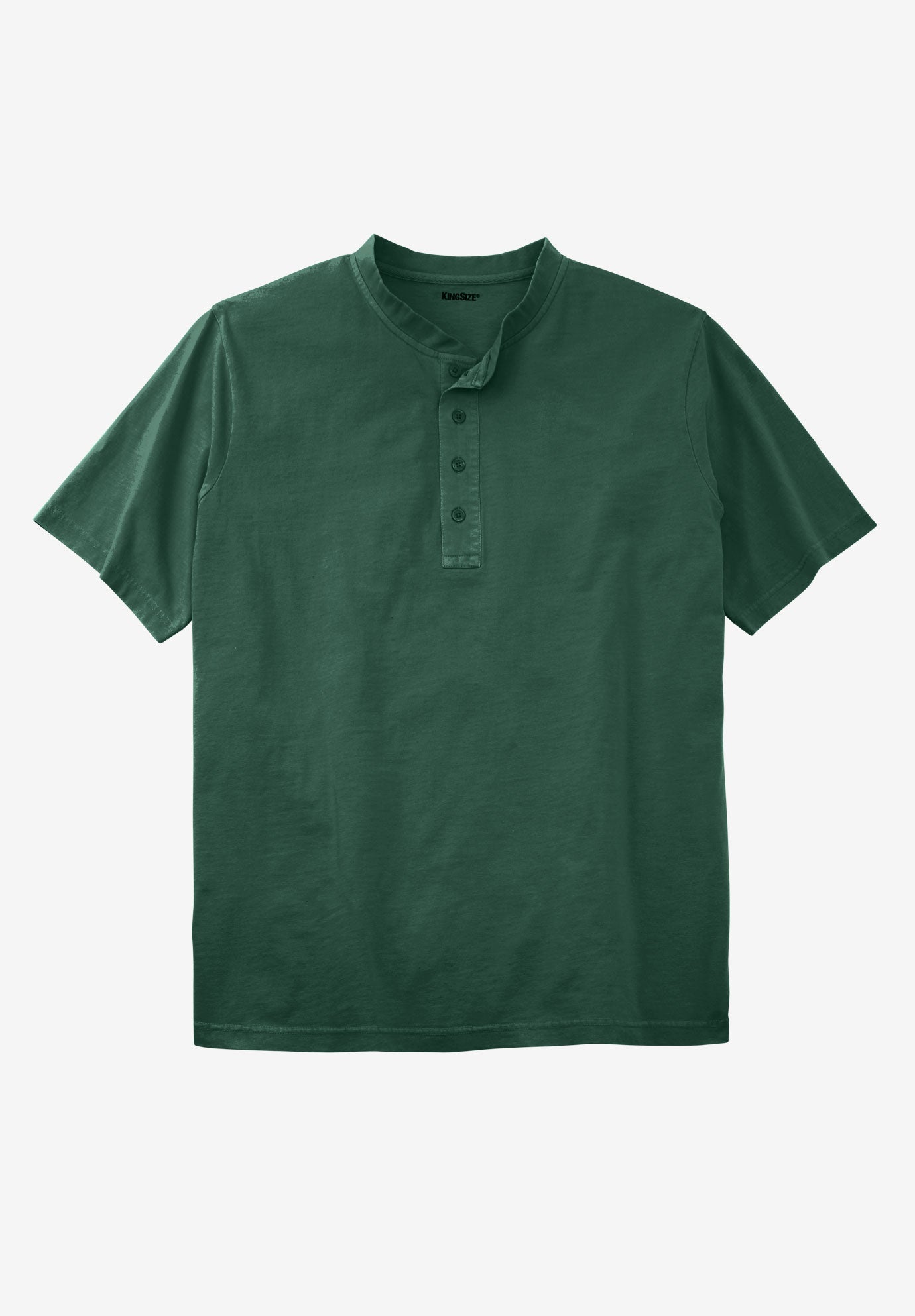 Shrink-Less Lightweight Henley T-Shirt image number 0