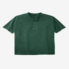 Shrink-Less Lightweight Henley T-Shirt image number null