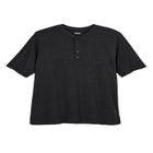 Shrink-Less Lightweight Henley T-Shirt image number null