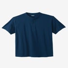 Shrink-Less Lightweight Henley T-Shirt image number null