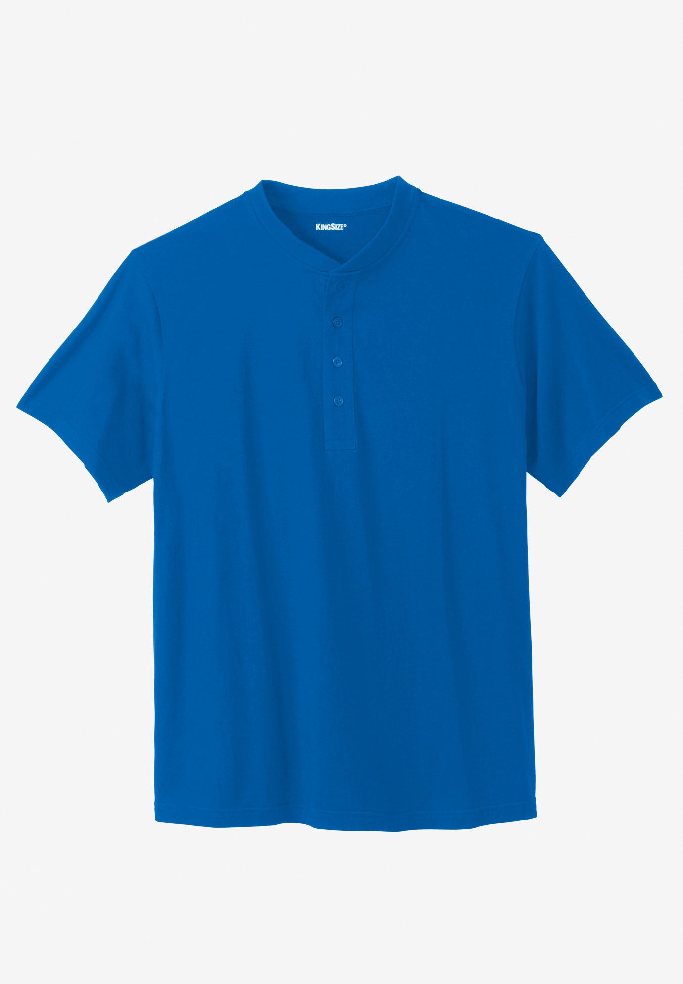 Shrink-Less Lightweight Henley T-Shirt image number 0