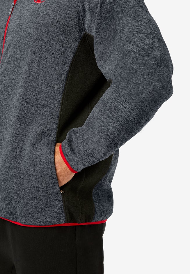 Champion&reg; Fleece Zip Track Jacket image number 3