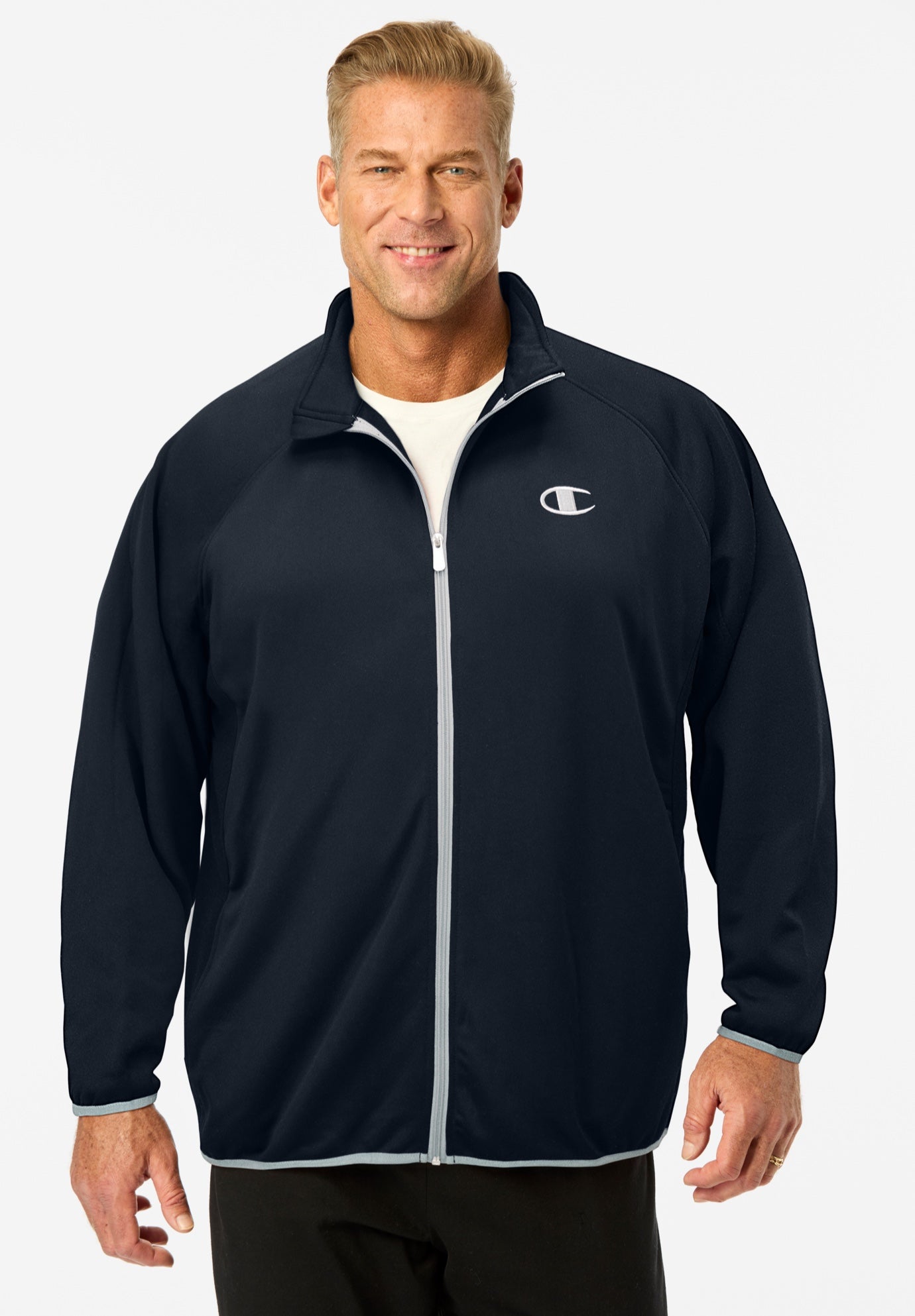 Champion® Fleece Zip Track Jacket image number 2