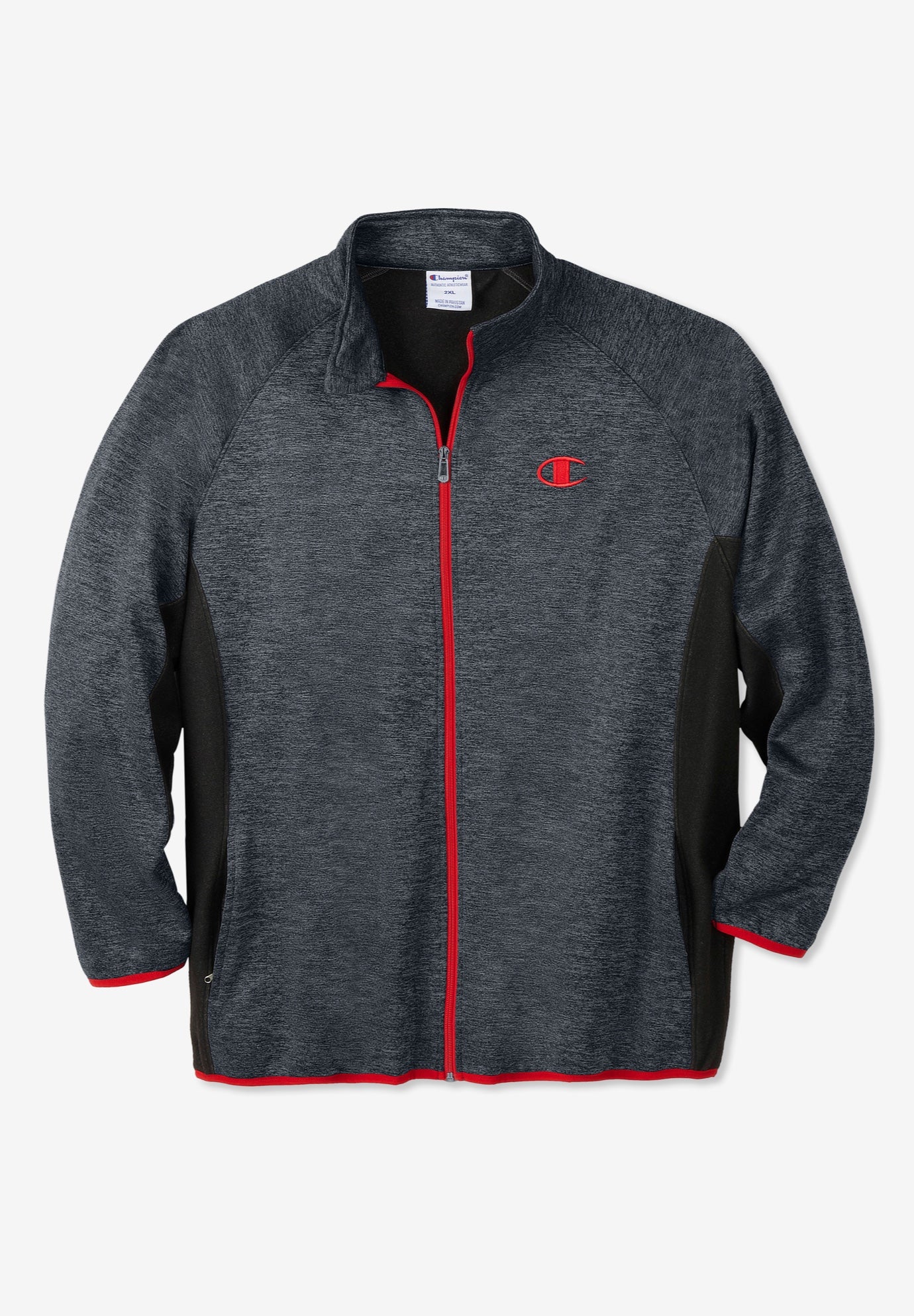 Champion&reg; Fleece Zip Track Jacket image number 0