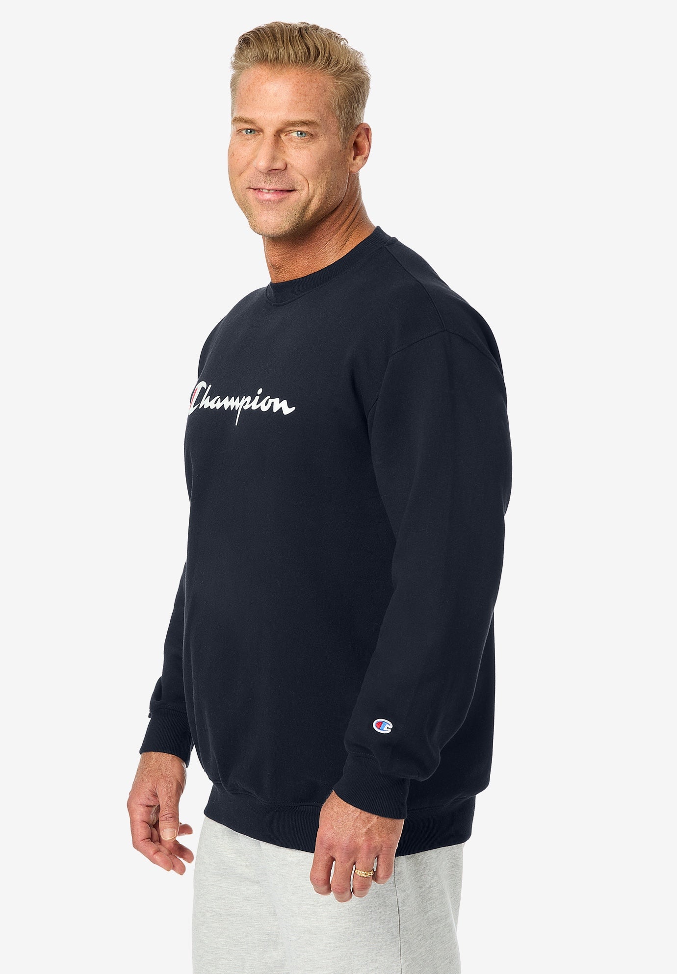 Champion® Script Logo Crewneck image number 2