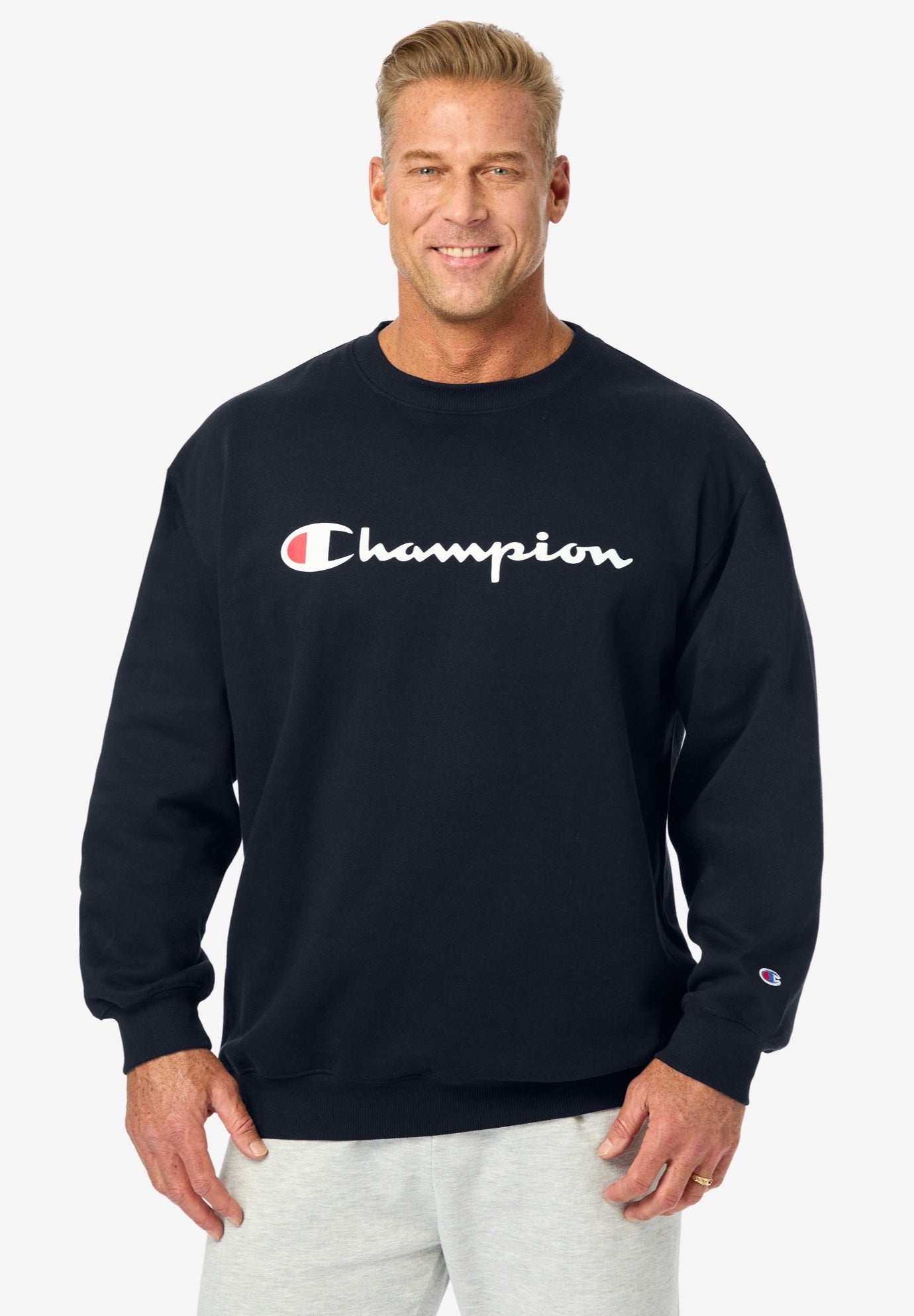 Champion® Script Logo Crewneck image number 3