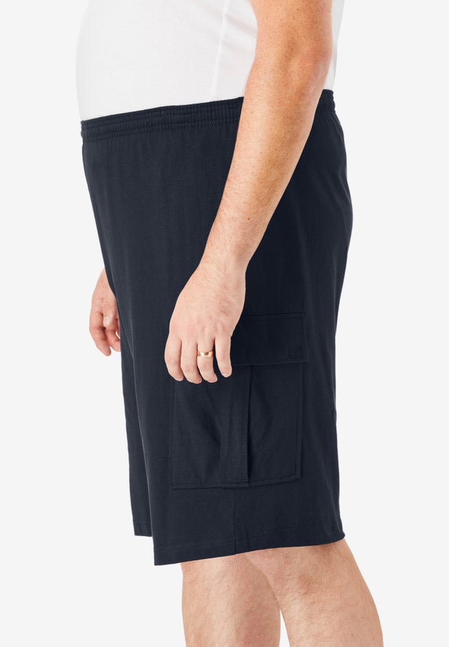 Lightweight Jersey Cargo Shorts, 3-Pack image number 2