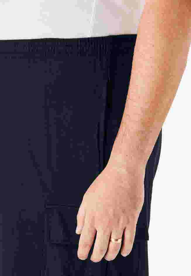 Lightweight Jersey Cargo Shorts, 3-Pack image number 3