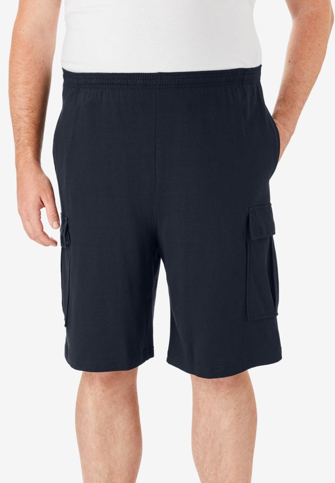 Lightweight Jersey Cargo Shorts, 3-Pack image number 1