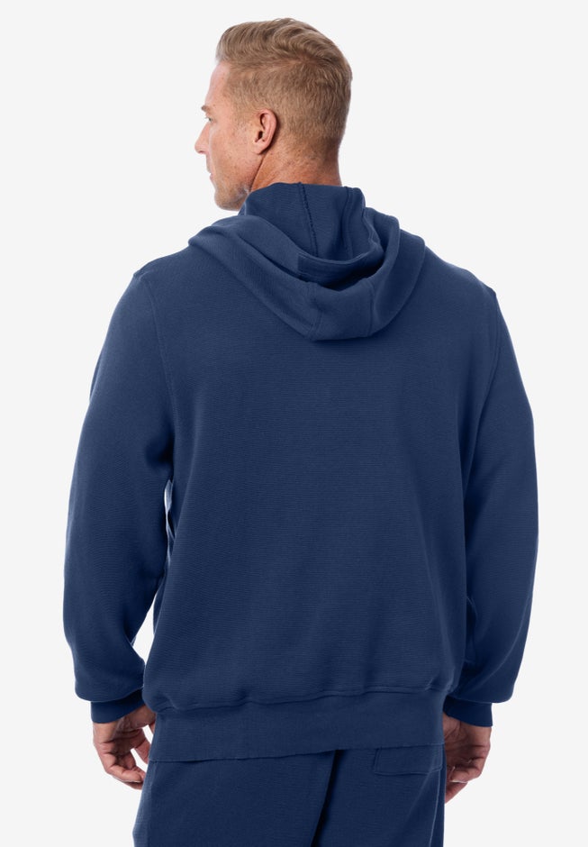 Heavyweight Double Knit Pullover Hoodie image number 2