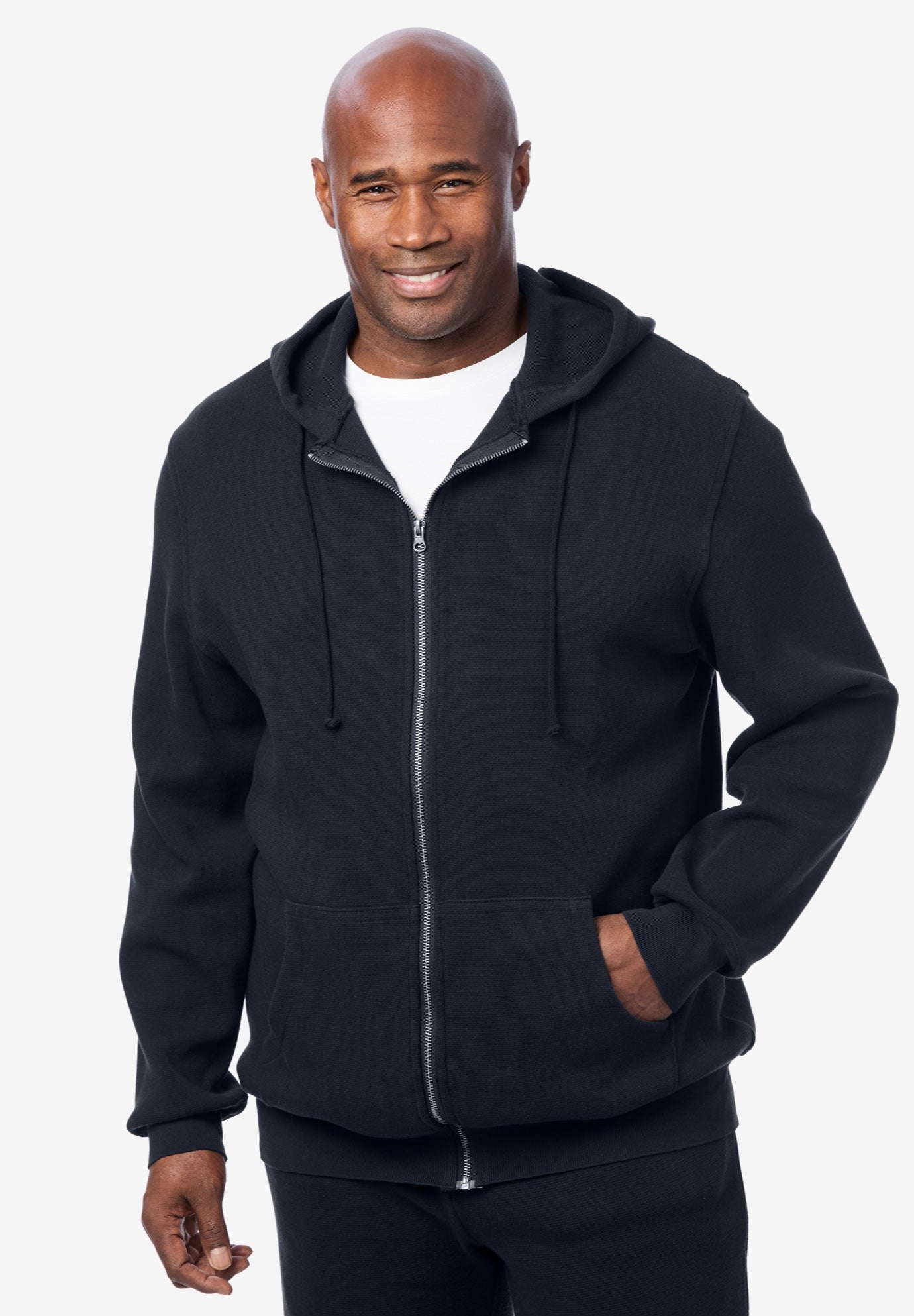 Heavyweight Double Knit Zip Hoodie image number 0