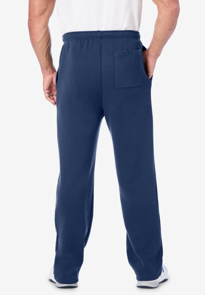 Heavyweight Double Knit Open Bottom Sweatpants image number 2
