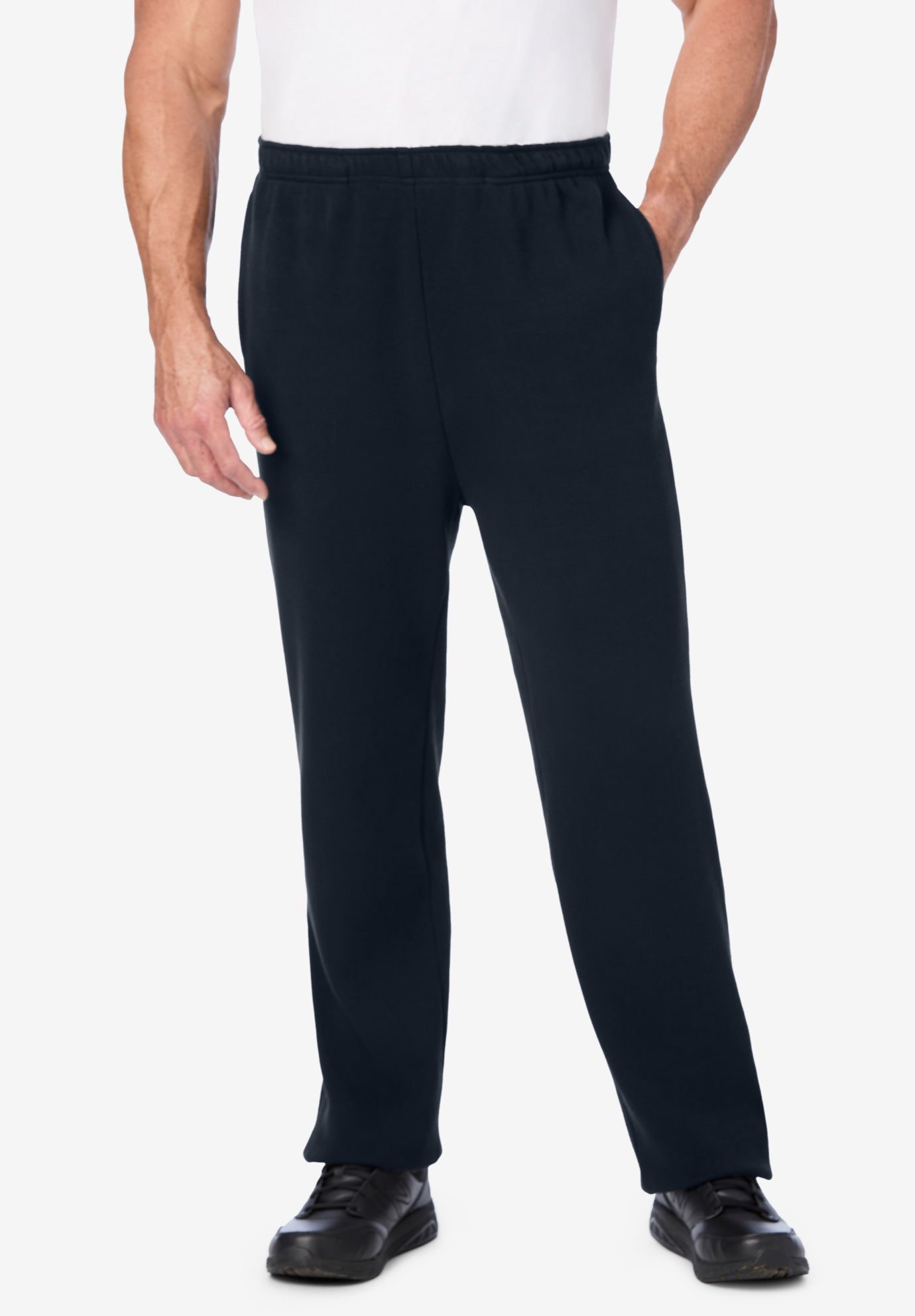 Heavyweight Double Knit Open Bottom Sweatpants image number 0