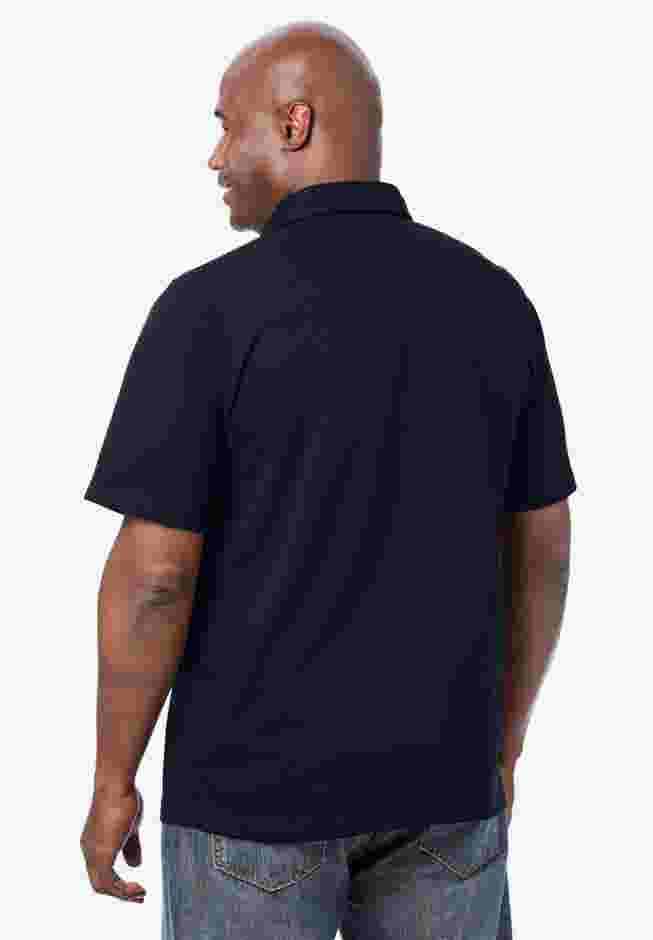 Lightweight Stretch Mesh Pique Polo image number 1
