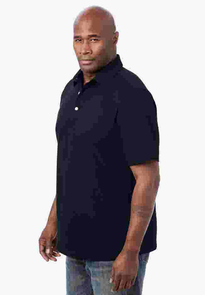 Lightweight Stretch Mesh Pique Polo image number 2