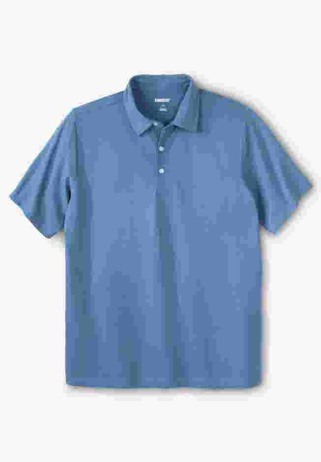 Lightweight Stretch Mesh Pique Polo image number 0