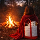 Tote Bag With Free Throw image number null