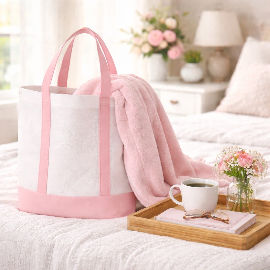 Tote Bag With Free Throw image number 9