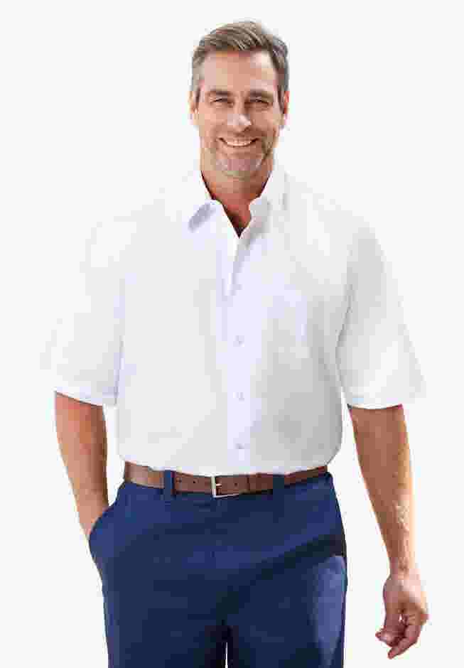 Wrinkle-Free Short-Sleeve Dress Shirt image number 0