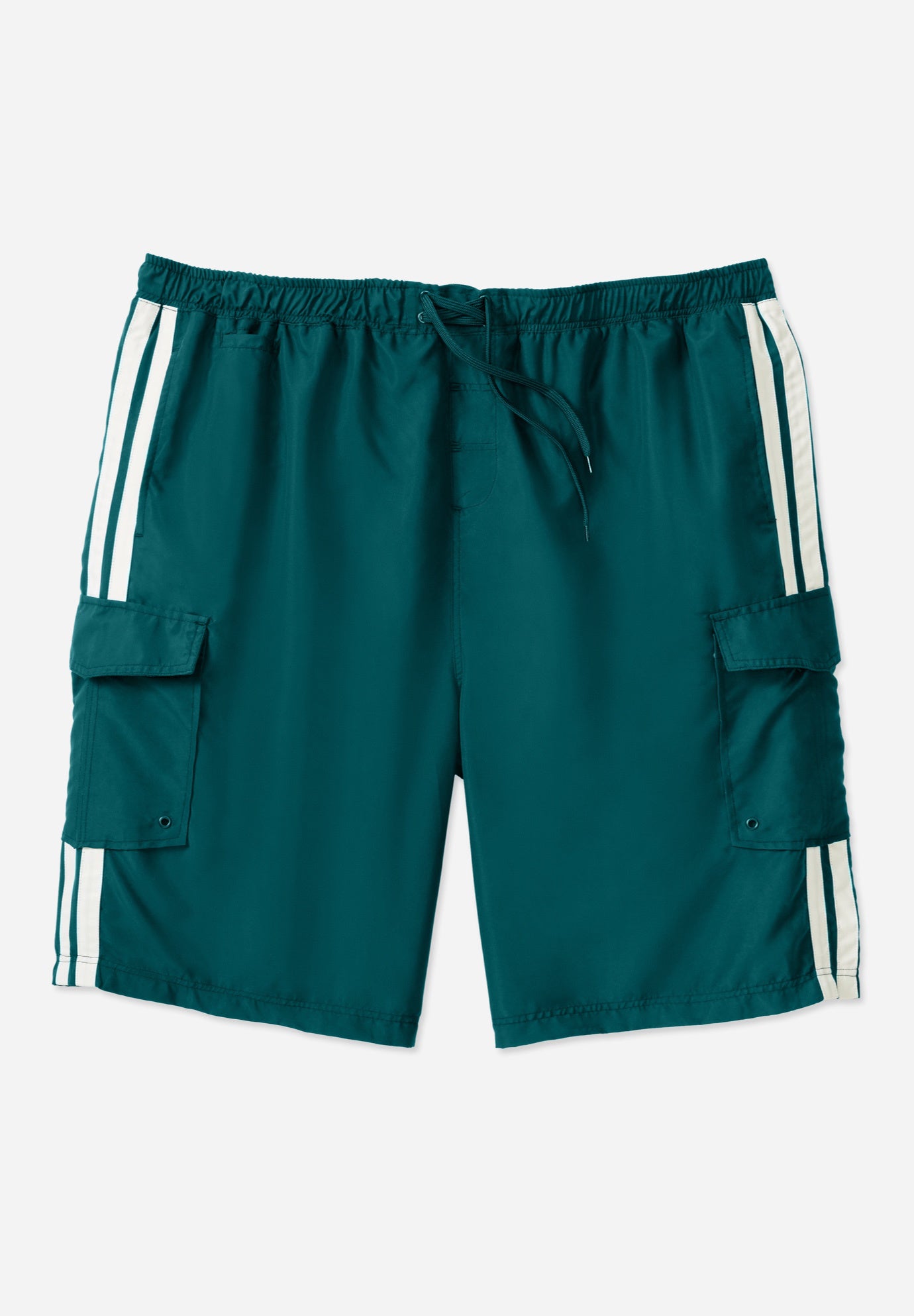 10" Double Stripe Swim Board Shorts image number 3