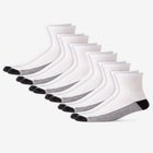 1/4" Length Cushioned Crew 6 Pack Socks image number null