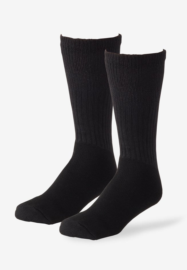 Diabetic Crew-Length Sock 2-Pack image number null