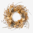 Pre-Lit Gold & Silver Wreath image number null