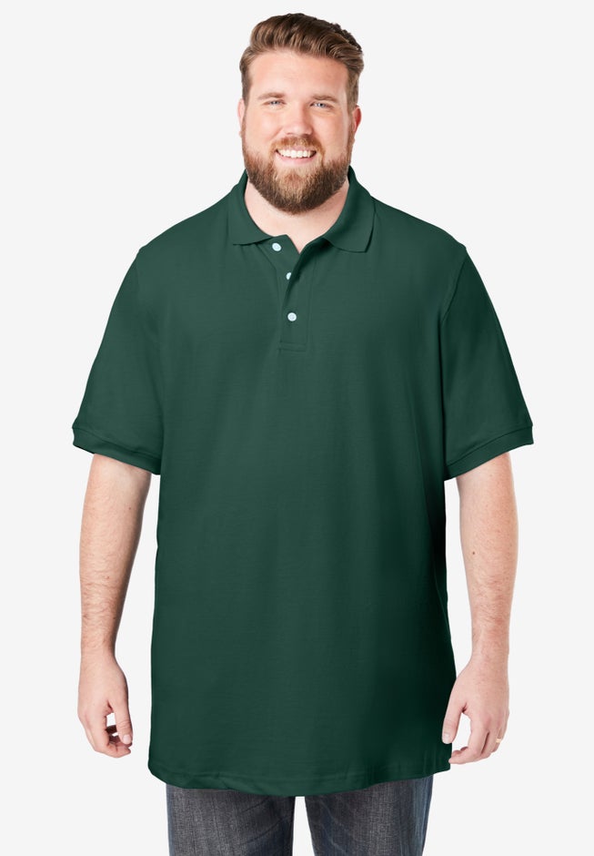 3-Pack Longer-Length Cotton Polos image number 1