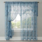 Ella Floral Lace Panel with Attached Valance image number null