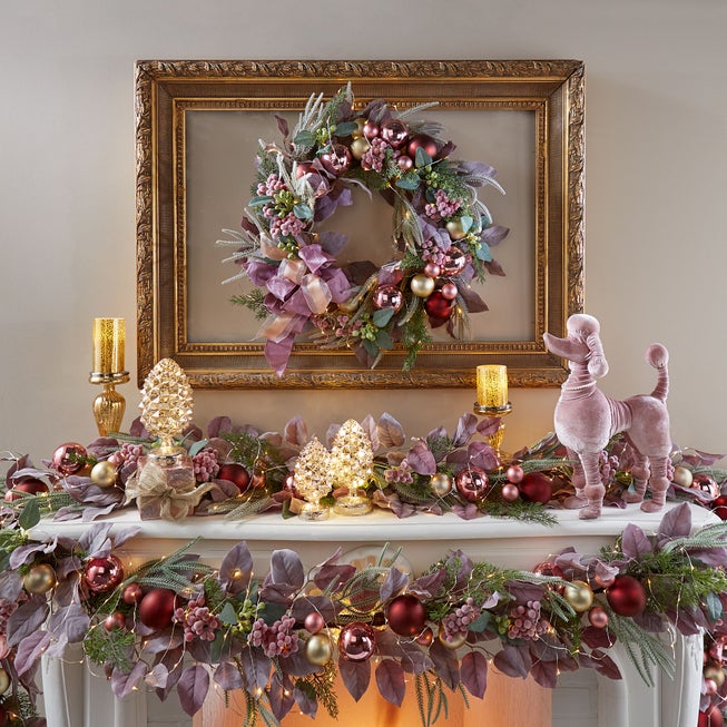 Blush Christmas Wreath image number null