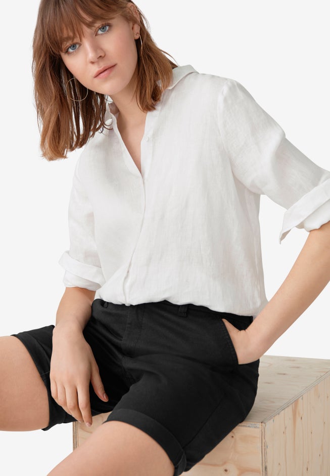 Stretch Chino Mid-rise Bermuda Shorts image number 2