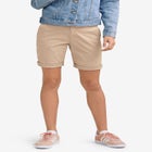 Stretch Chino Mid-rise Bermuda Shorts image number null