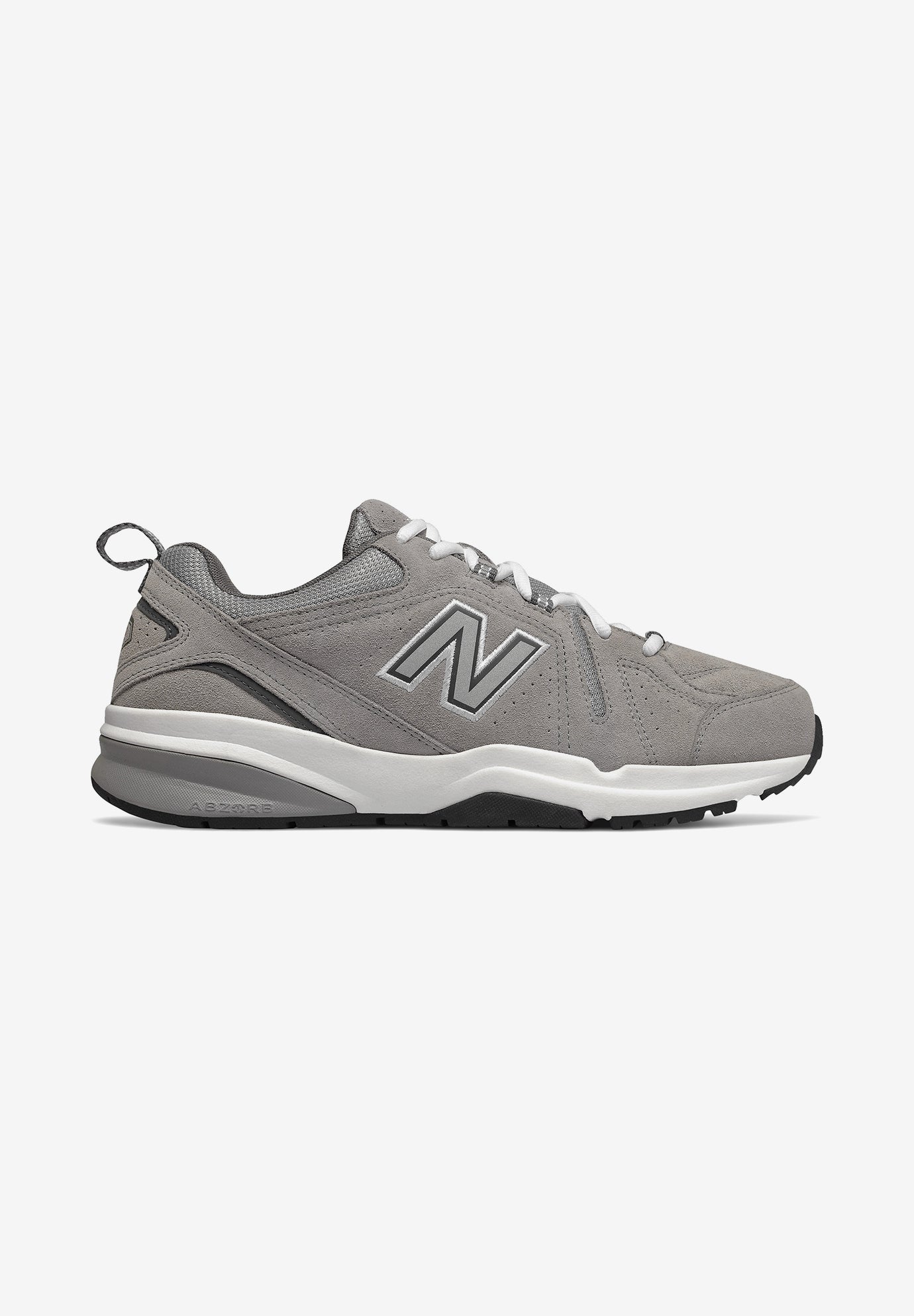 New Balance® 608V5 Shock-Absorbing Sneakers, Grey Suede