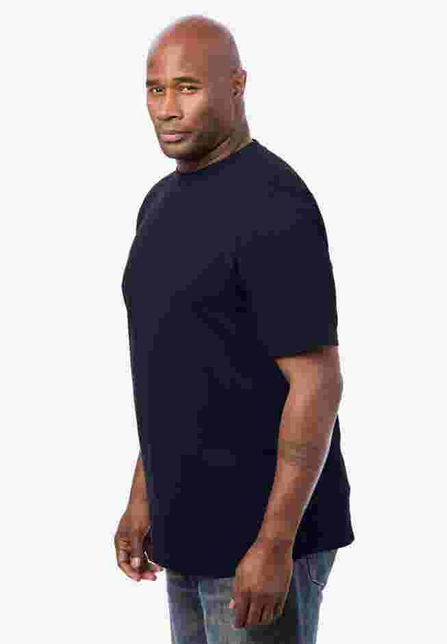 Lightweight Stretch Mesh Pique Crewneck image number 2