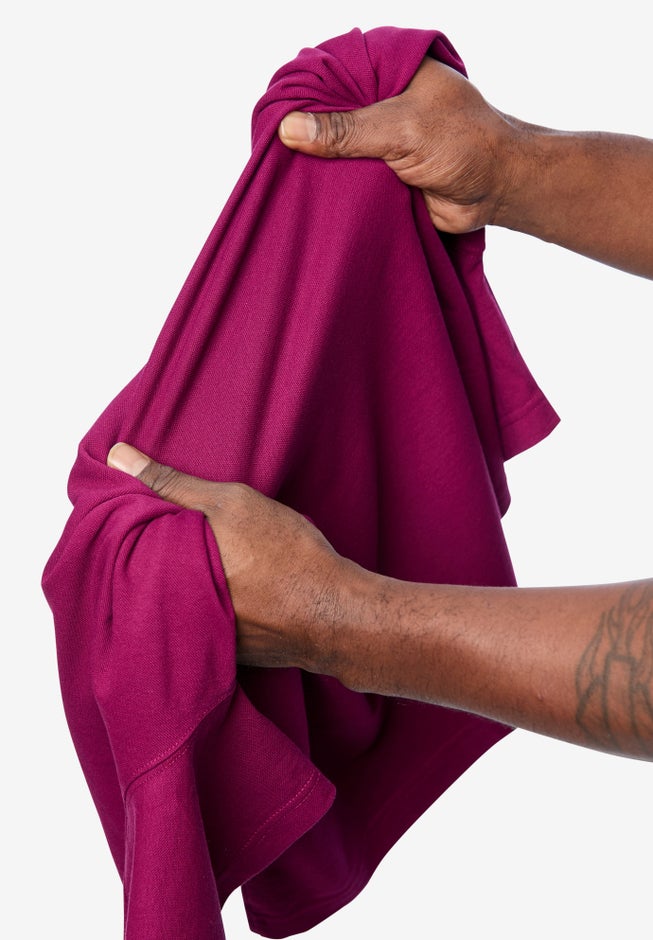 Lightweight Stretch Mesh Pique Crewneck image number 2