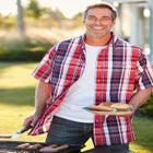 Plaid Wrinkle-Resistant Short Sleeve Button Down image number null