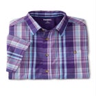 Plaid Wrinkle-Resistant Short Sleeve Button Down image number null