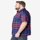 Plaid Wrinkle-Resistant Short Sleeve Button Down image number null